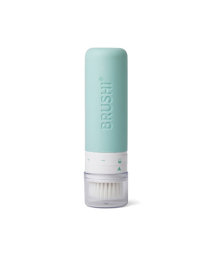 BRUSHI® Refillable Sunscreen Blending Bottle Cinnamon Bay Blue