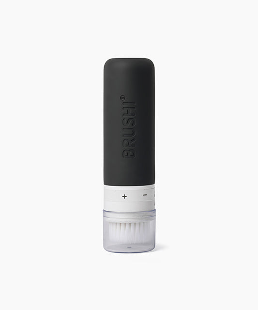 BRUSHI® Refillable Sunscreen Applicator With Blending Brush - Slate Gray