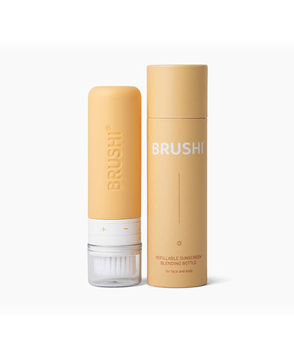 BRUSHI® Refillable Sunscreen Blending Bottle Orangescicle