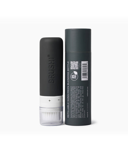 BRUSHI® Refillable Sunscreen Blending Bottle Slate Gray